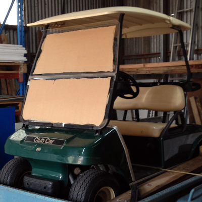 Plastics Products - golf cart window