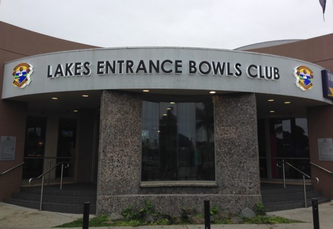 Bowls Club Sign