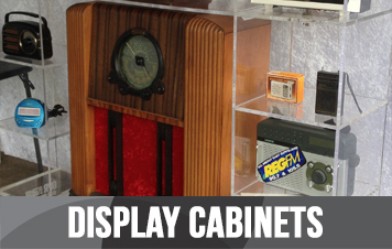 Display Cabinets - plastics and rubber products